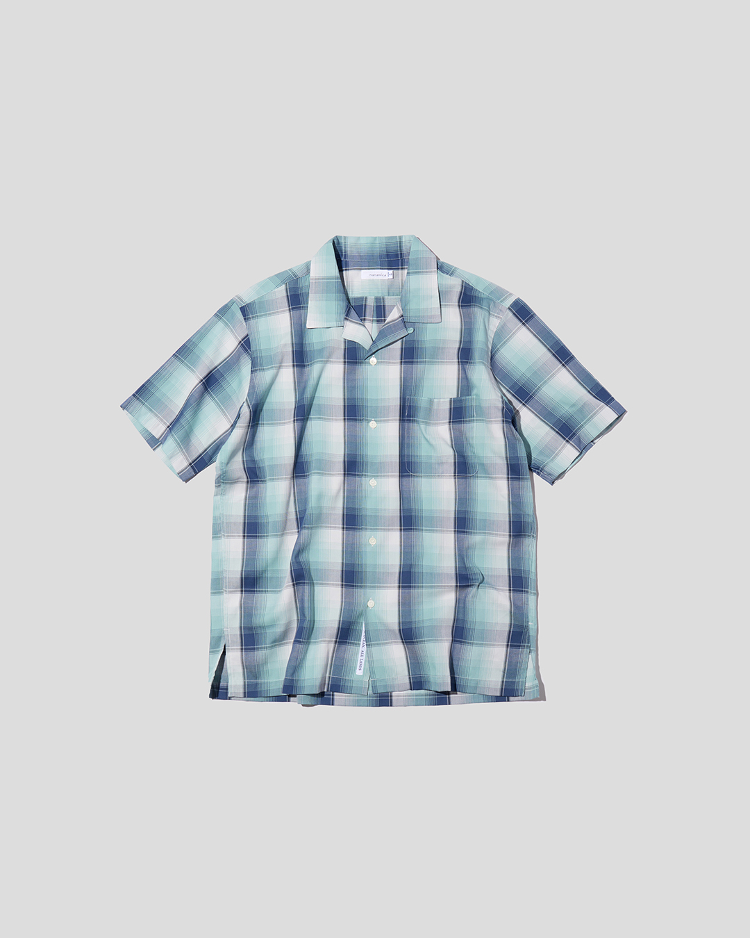 ナナミカ シャツ Regular Collar Pique Shirt L 緑 nanamica ONLINE STORE│