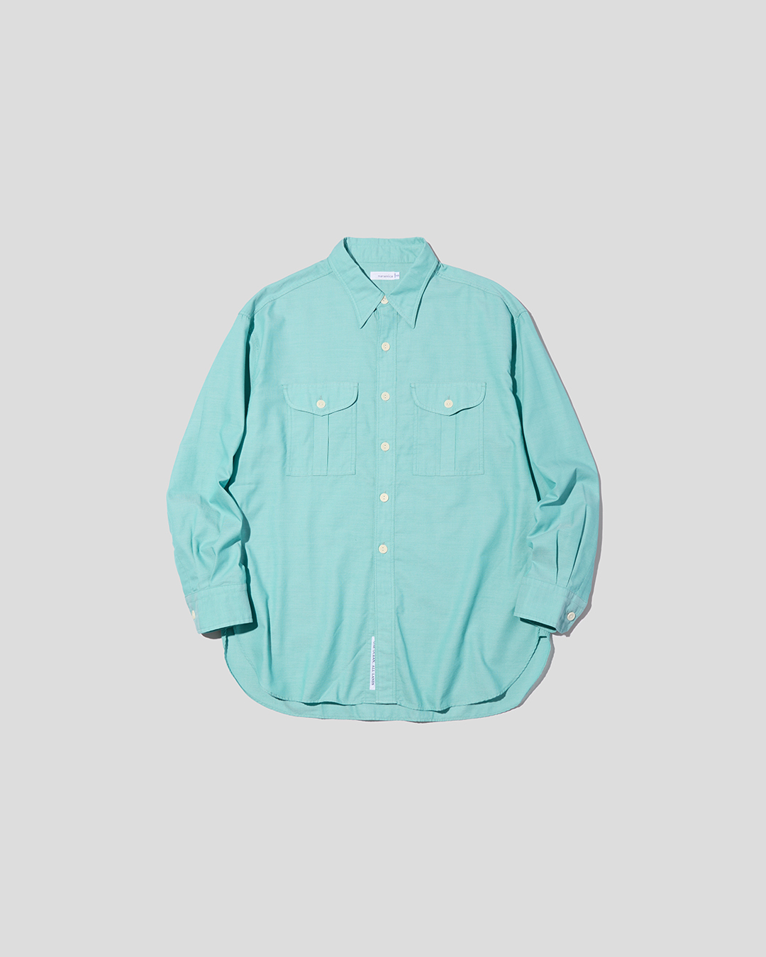 ナナミカ シャツ Regular Collar Pique Shirt L 緑 nanamica / 心を満たすライフテックウエア #16 「Pique & Panama」