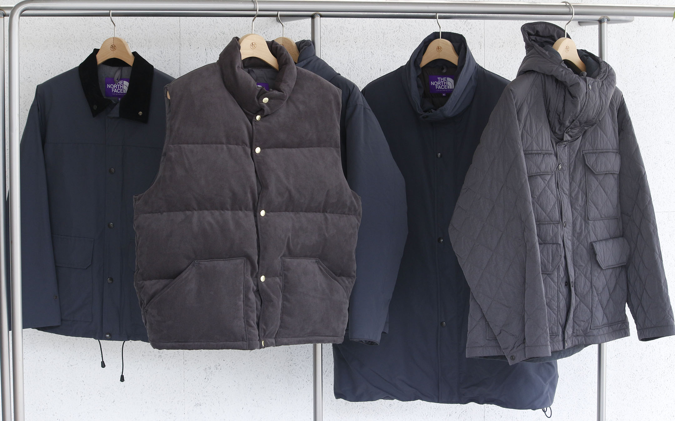 ザノースフェイスナナミカMIX grayベストサイズS nanamica / THE NORTH FACE Purple Label / 2025SS Catalog