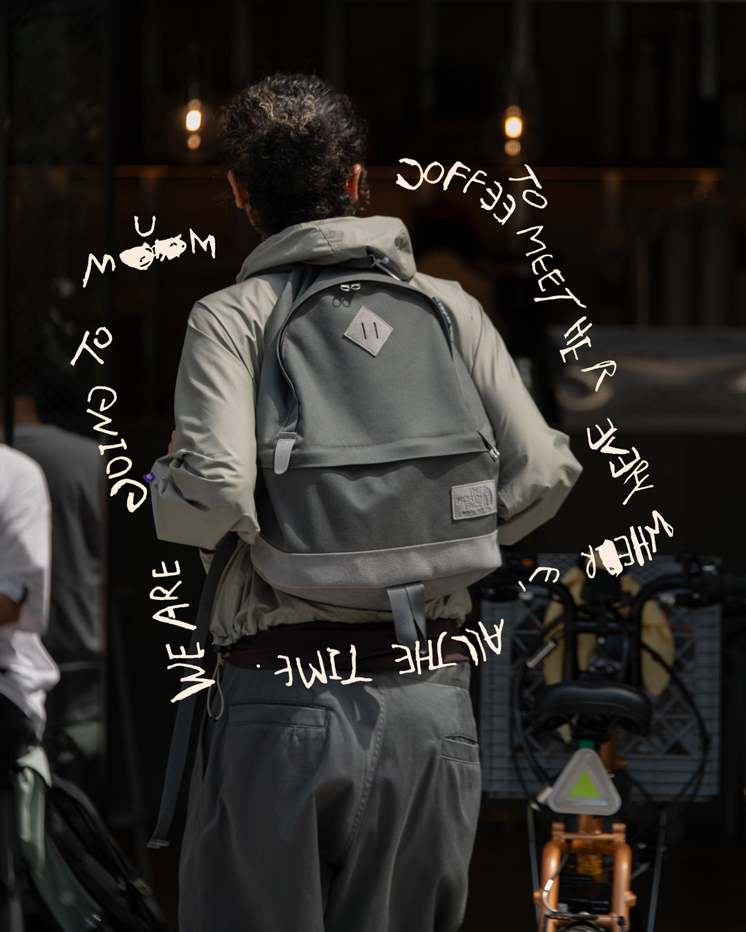 THENORTHFACEナナミカPocketTサイズS asphalt gray nanamica / ASPHALT & GREEN RECORD vol.5