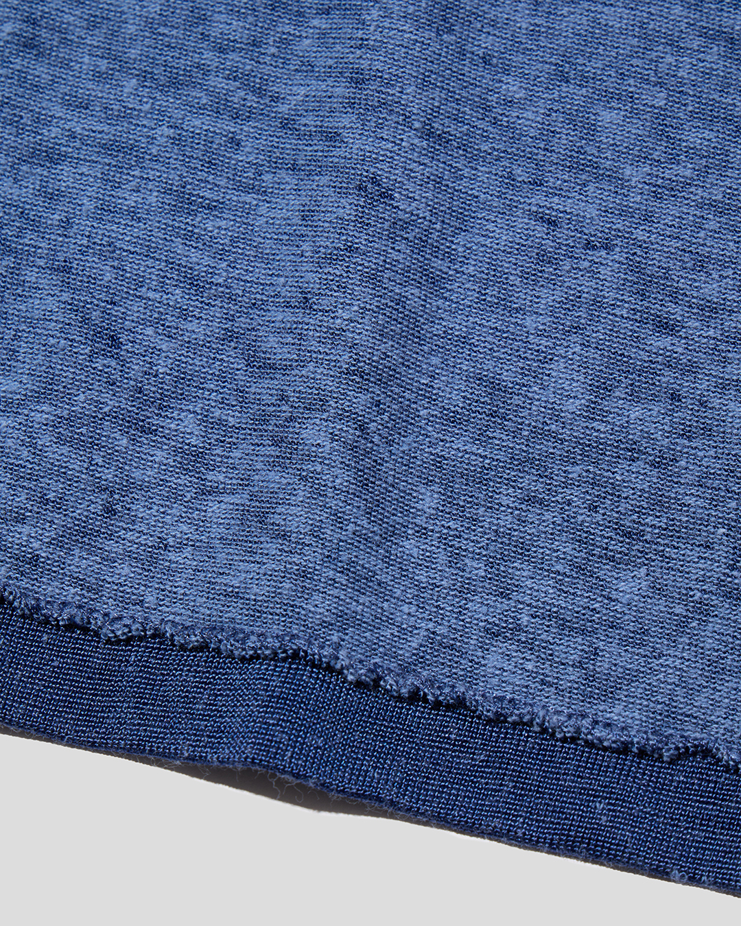 45R レーヨン天竺 ネイビー 青 Tシャツ コットン 綿 刺繍入り ゆったり nanamica / 心を満たすライフテックウエア #20「Rayon Cotton Plated