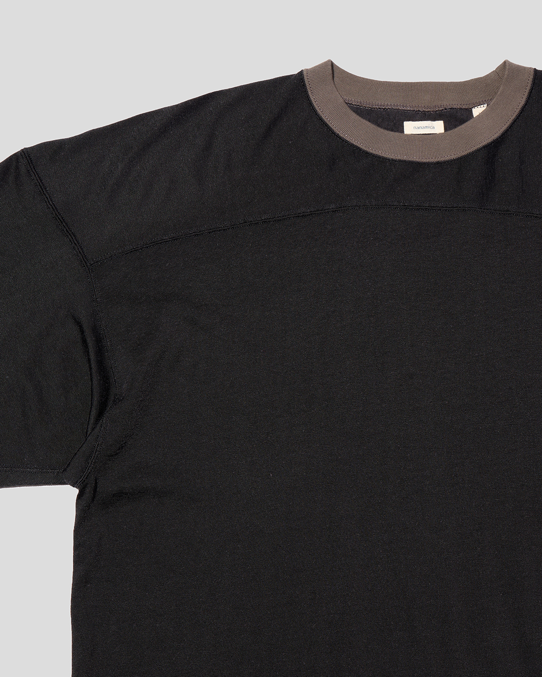 未使用 nanamica レーヨン コットン ヴィンテージ加工 Tシャツ M nanamica / 心を満たすライフテックウエア #20「Rayon Cotton Plated