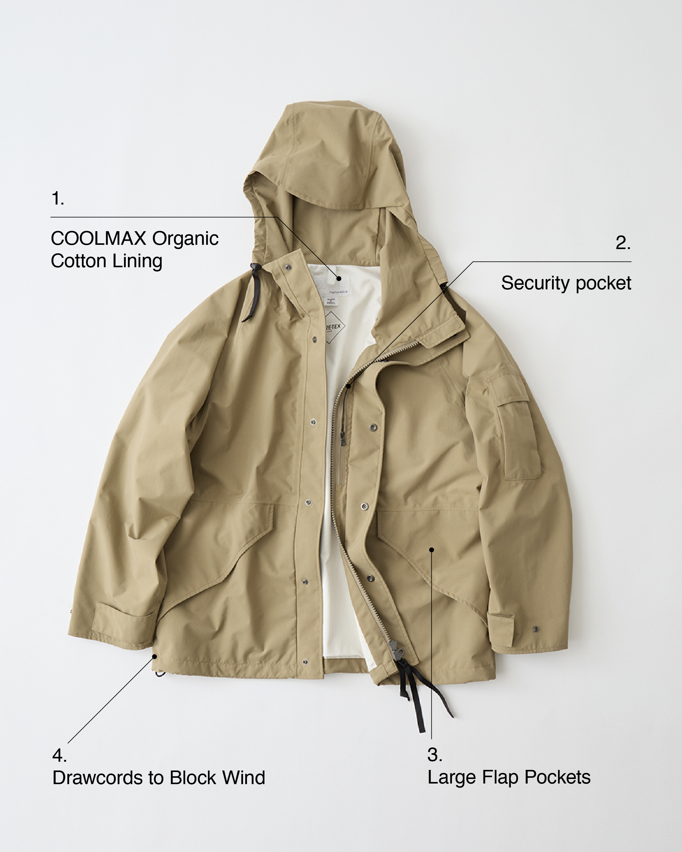 【Yo-suke Mmm】美品　nanamica GORE-TEX Yo-suke Mmm様専用】美品 nanamica GORE-TEX - メルカリ