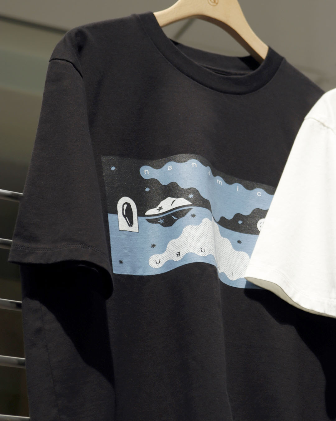 ○★新品 未使用 ナナミカ メリノウールフットボールシャツ ネイビー M 新品 未使用 nanamica メリノウールフットボールシャツ ネイビー