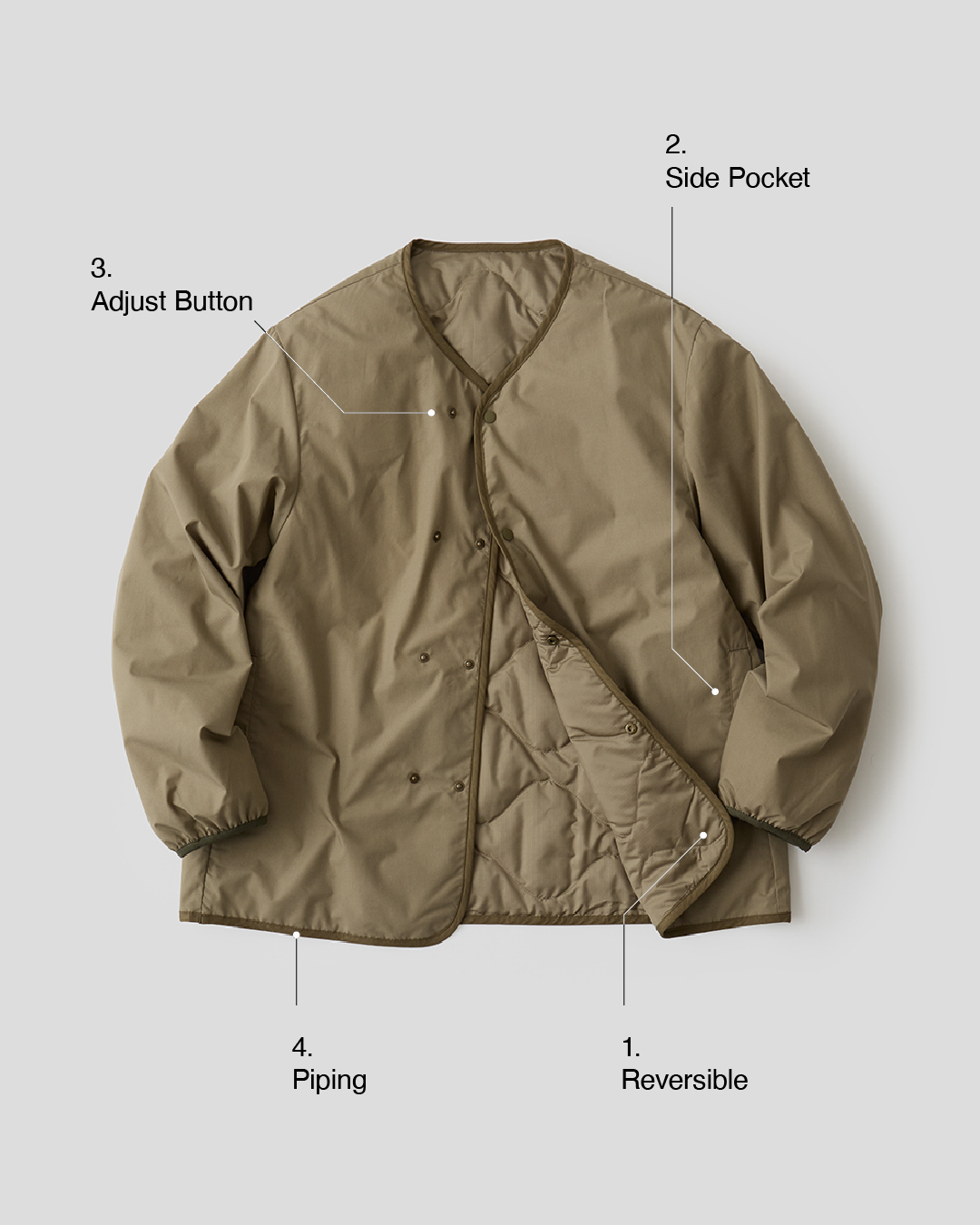 nanamica / TECH OUTER REPORT #3 “KODENSHI DOWN”