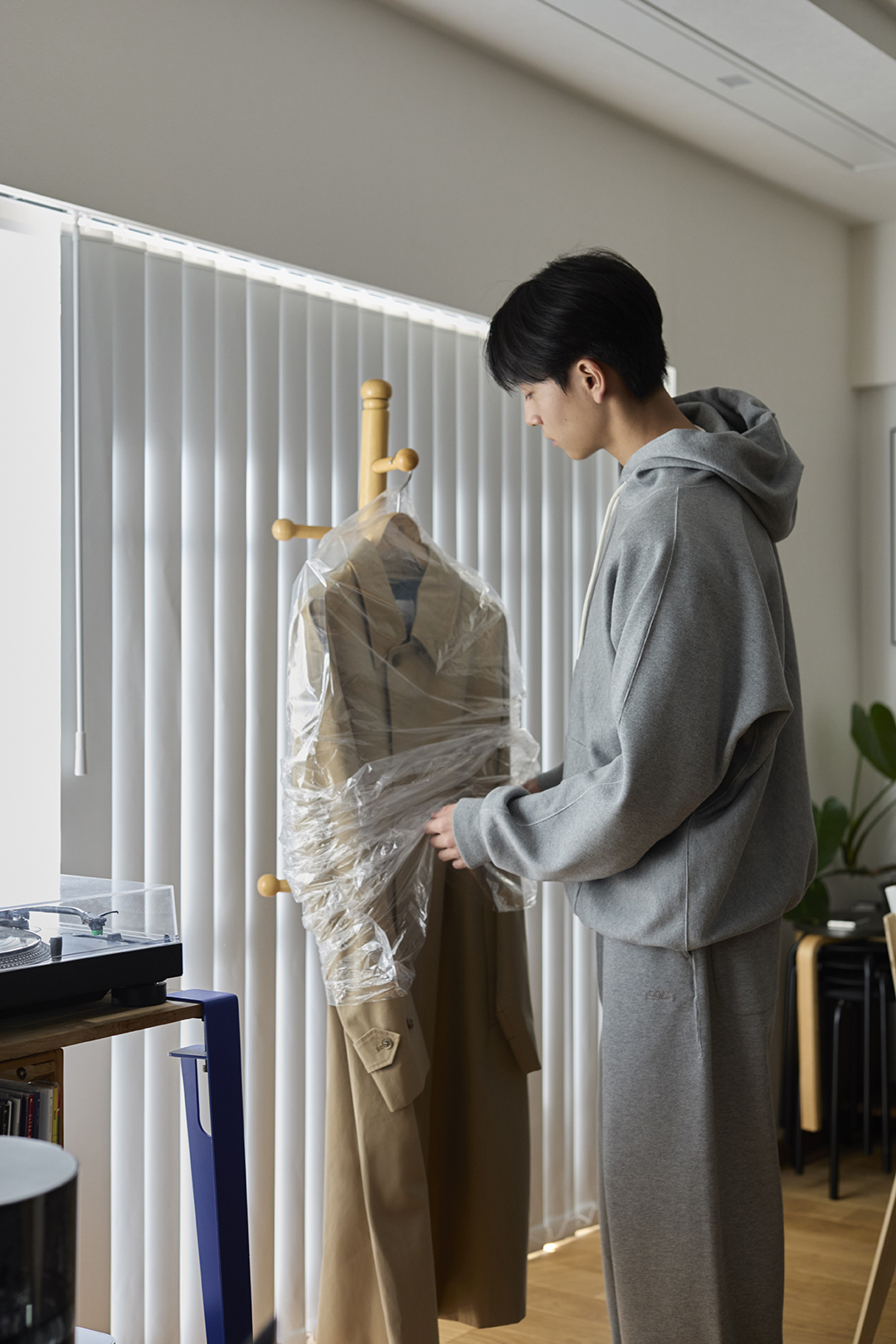 ブルケン　nanamica fly front coatGORE-TEX Gore-Tex Long Down Coat