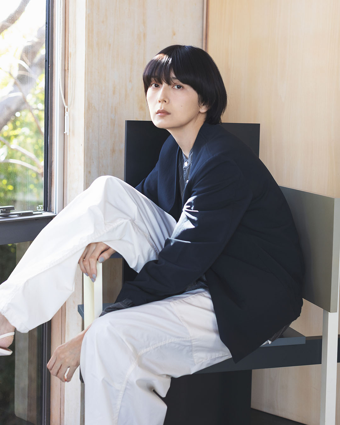 swish! 菊池亜希子chiclinフーコショップ 扱 ネックウォーマー nanamica / Akiko Kikuchi styles nanamica vol.2