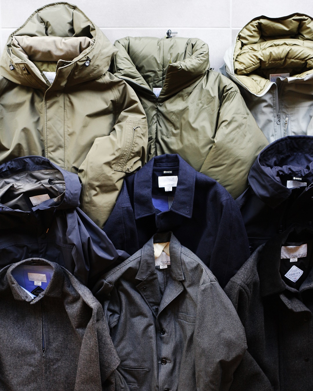 Nanamica Windstopper Duffle Coat Navy Melton Wool | END. (AR)