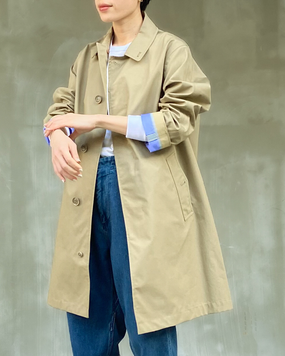 【ナナミカ】コート nanamica / GORE-TEX Soutien Collar Coat