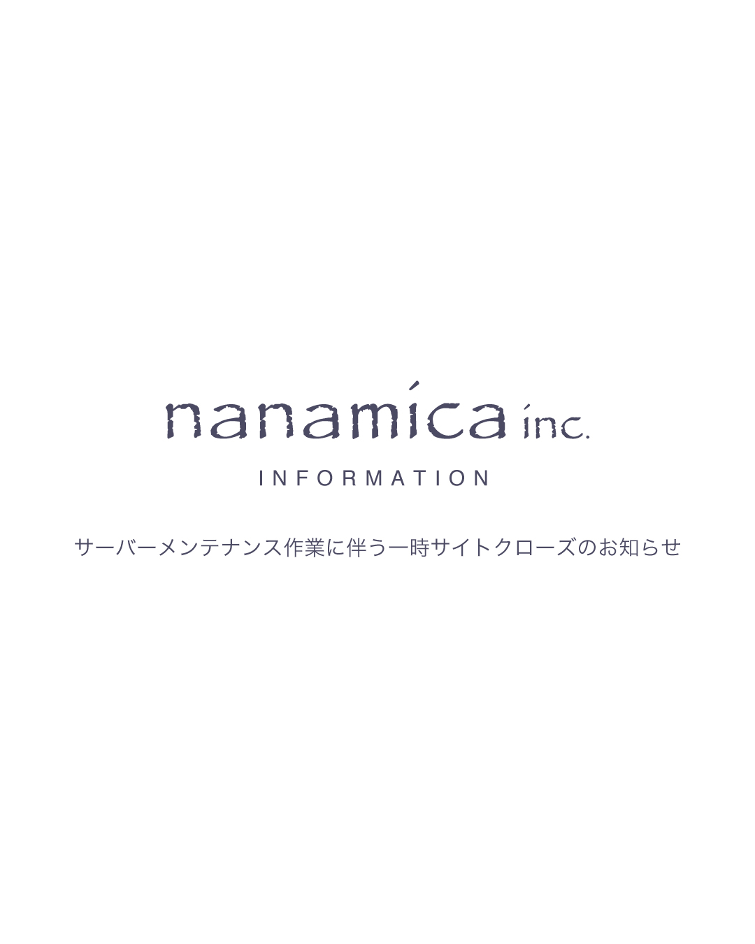 nanamica online store