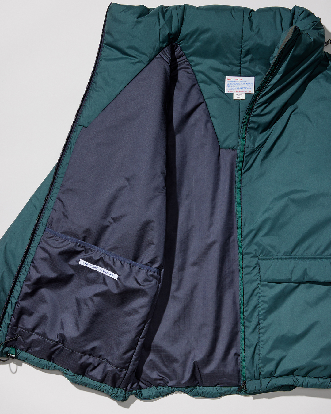 【2013年頃限定ノベルティ/非売品/激レア】nanamica / ONE OCEAN ALL LANDS トートバッグ/ホワイト/THE NORTH FACE パープルレーベル