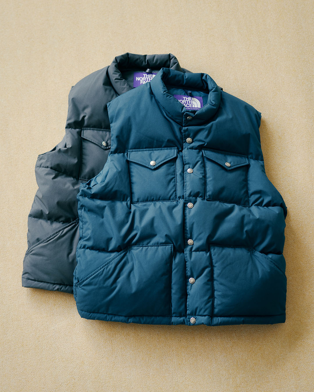 シェラダウンベストTHE NORTH FACE PURPLE LABEL フーデッドシェラベスト