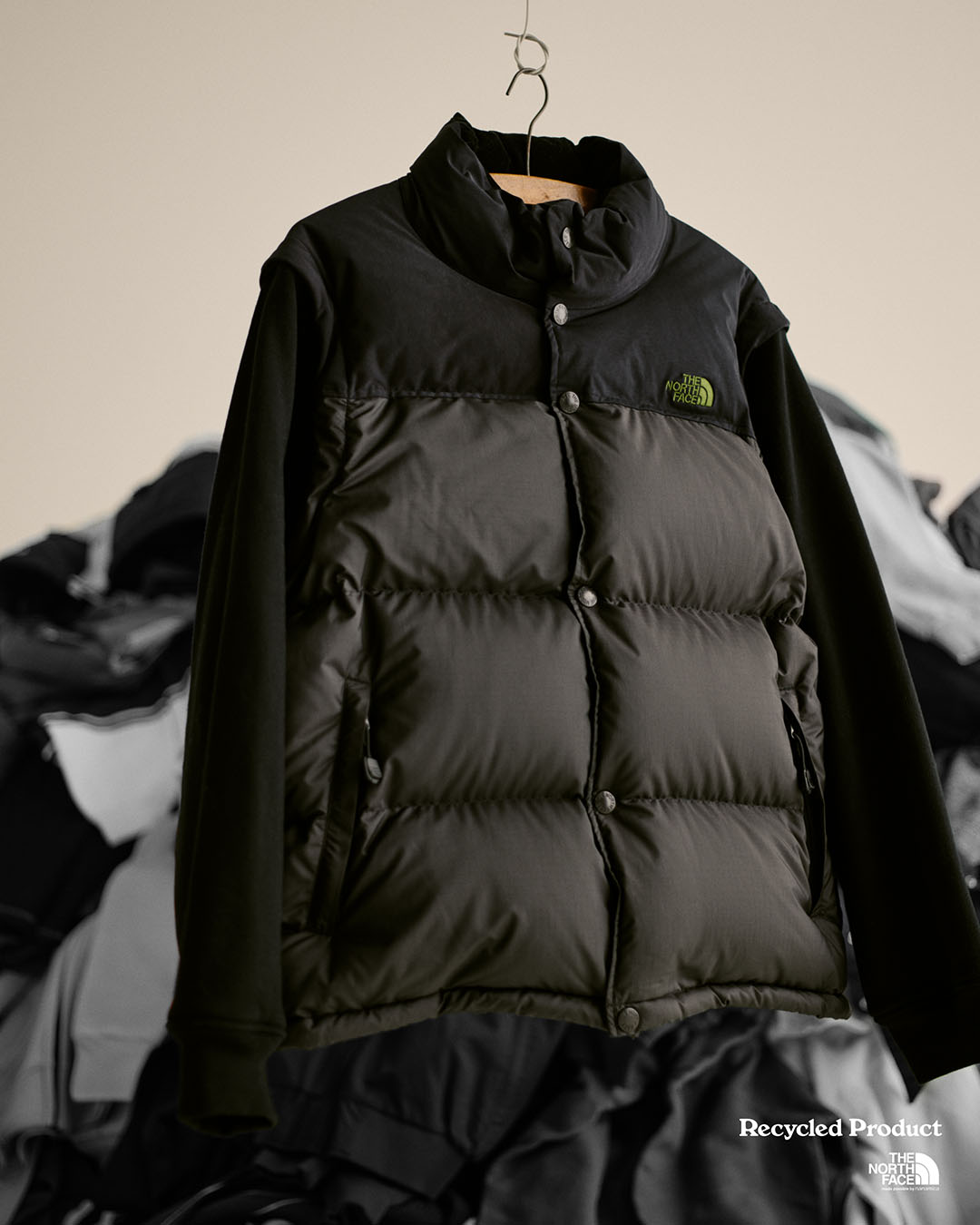 nanamica ナナミカ ウール ダウンベスト s northface 光電子