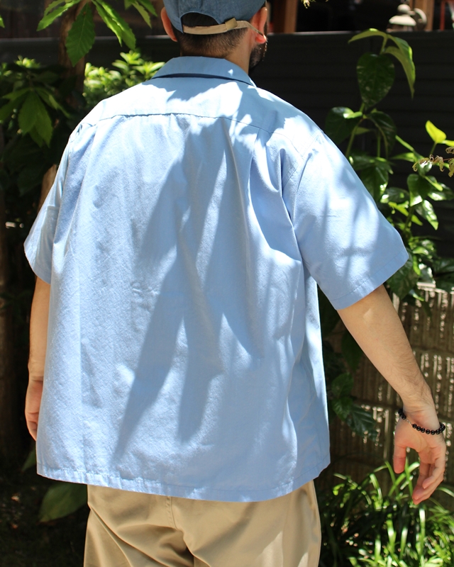 nanamica / Open Collar Wind H/S Shirt