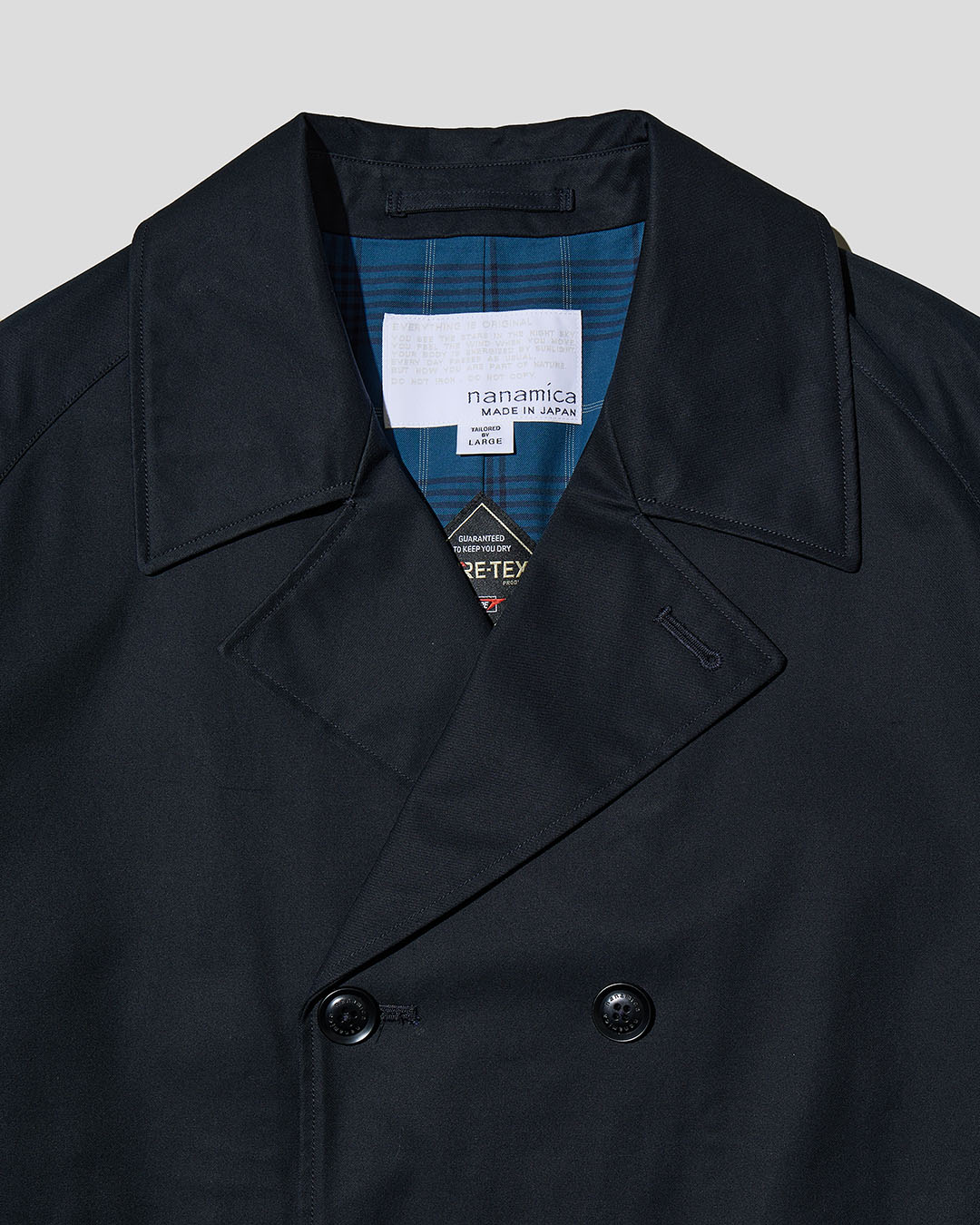 ジャケット・アウター nanamica 2L GORE-TEX Car Coat s navy Nanamica 2L GORE-TEX Car Coat - Navy | Kafka Mercantile