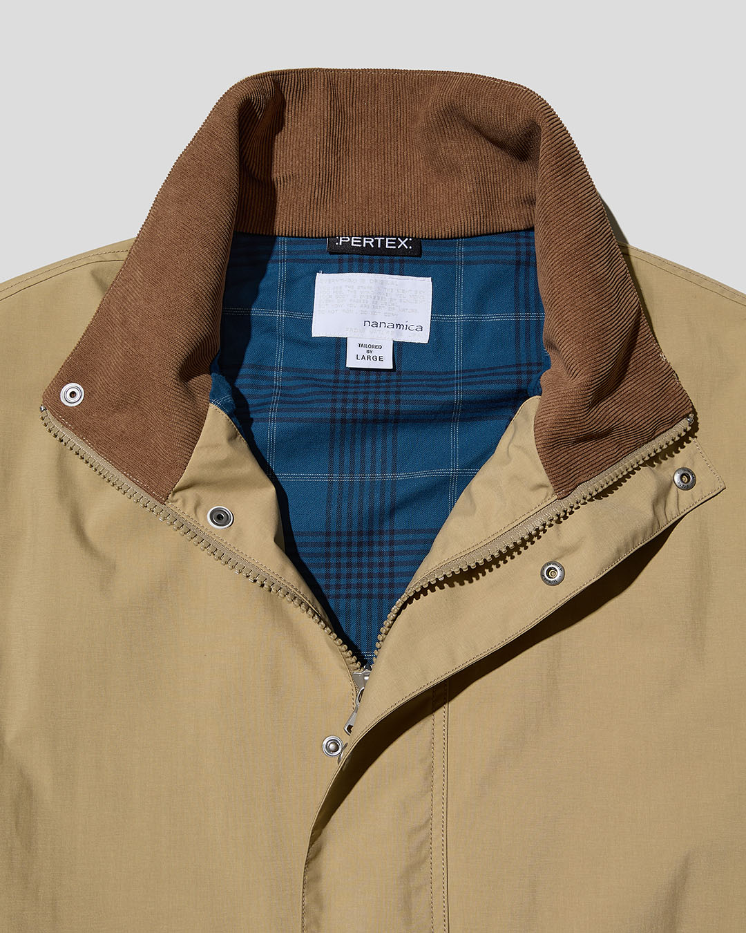 【新品未使用】Mサイズ nanamica チェック柄ジャケット miniministore テーラードジャケット チェック柄春秋冬 -ファッション