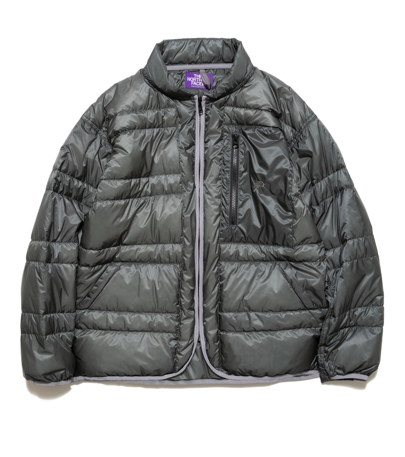 the north face purple label field leather jacket
