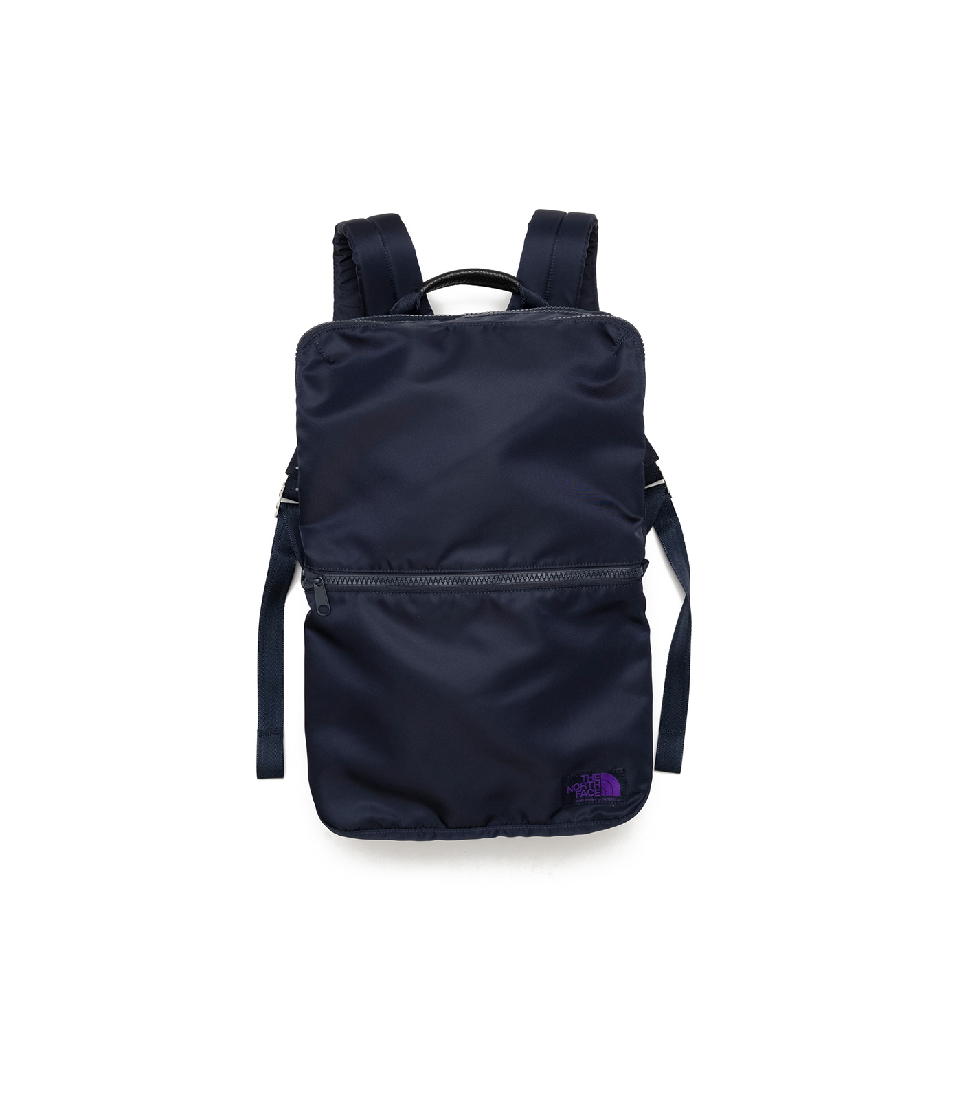 leather checkered backpack