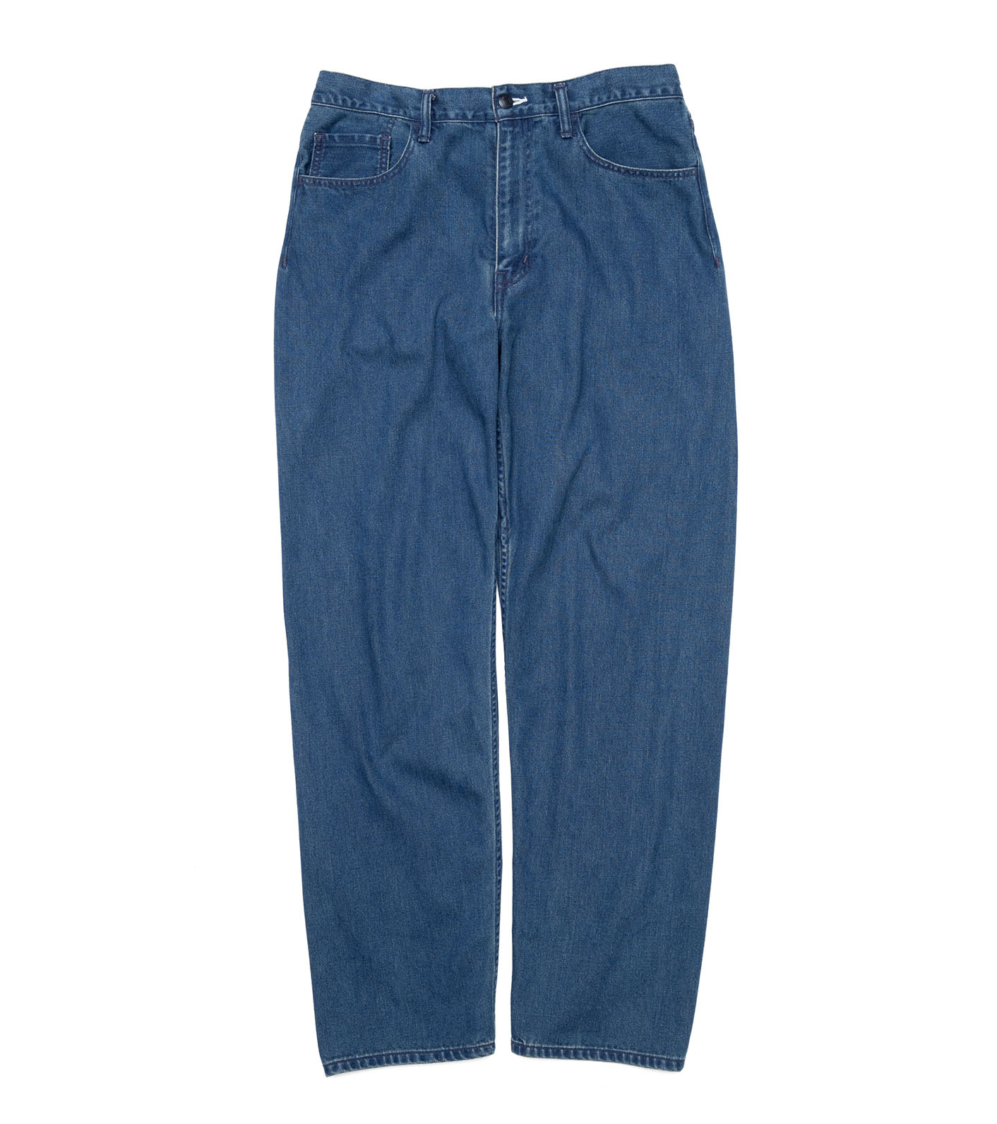 5 Pockets Denim Straight Pants