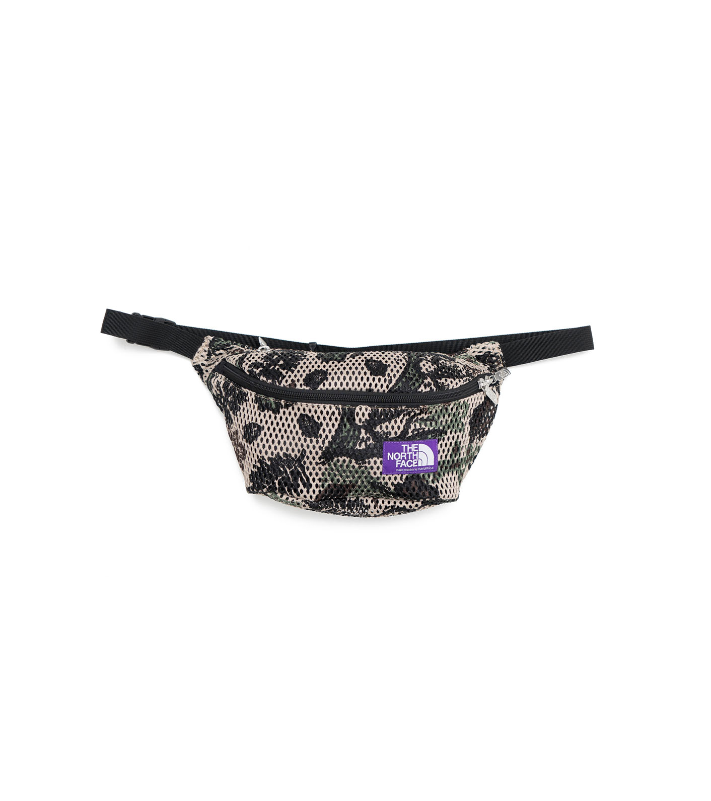 Botanical Print Mesh Waist Bag