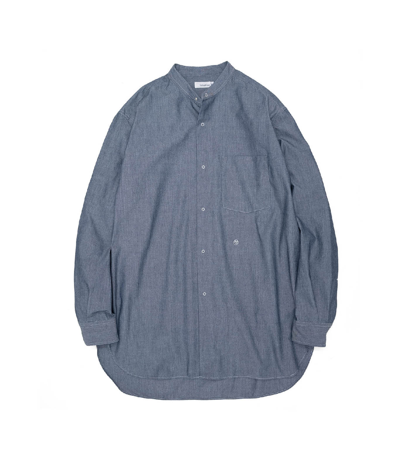Band Collar Wind Shirt