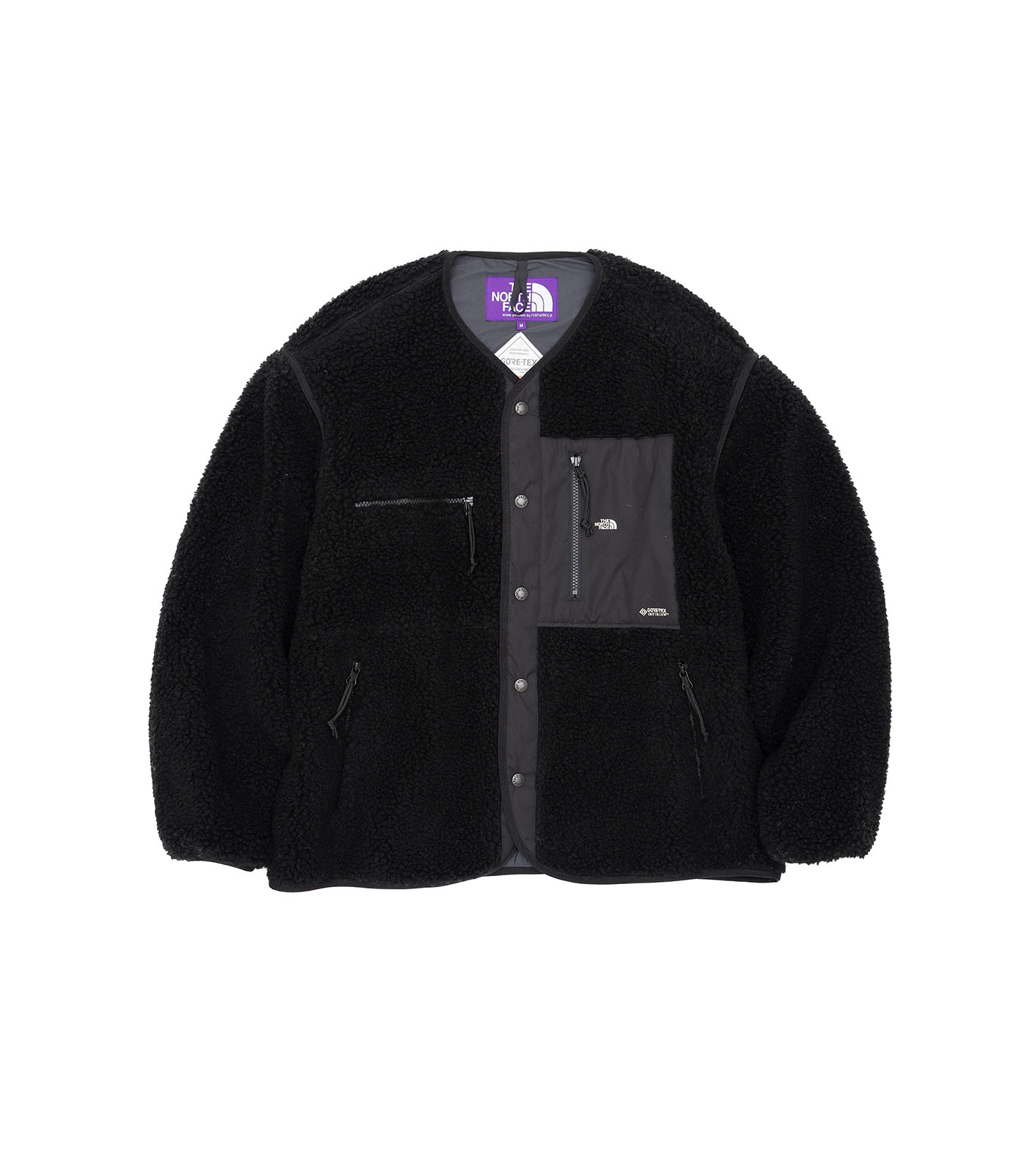 nanamica / Wool Boa Fleece Field Cardigan