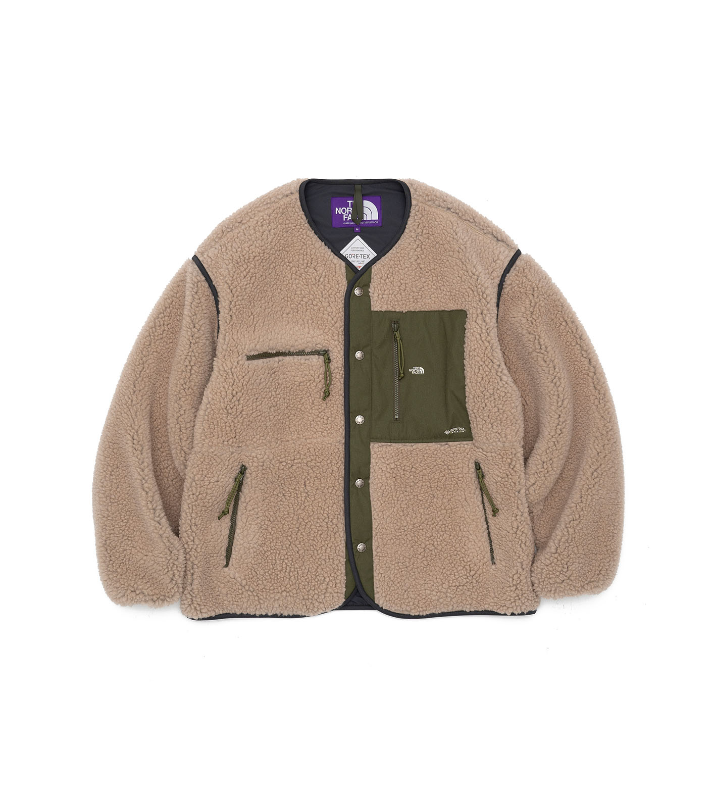nanamica / Wool Boa Fleece Field Cardigan
