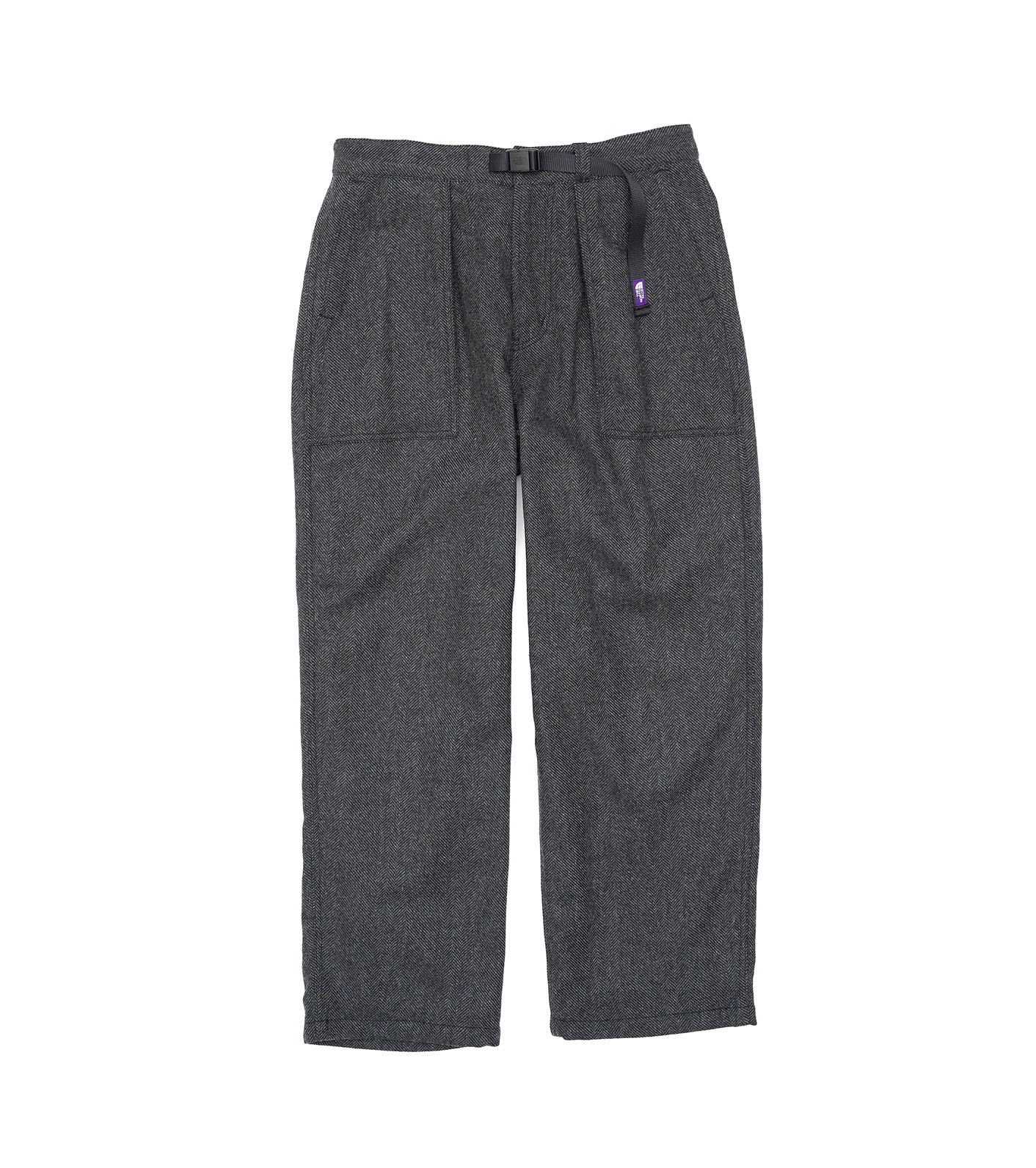 Herringbone Tweed Utility Pants