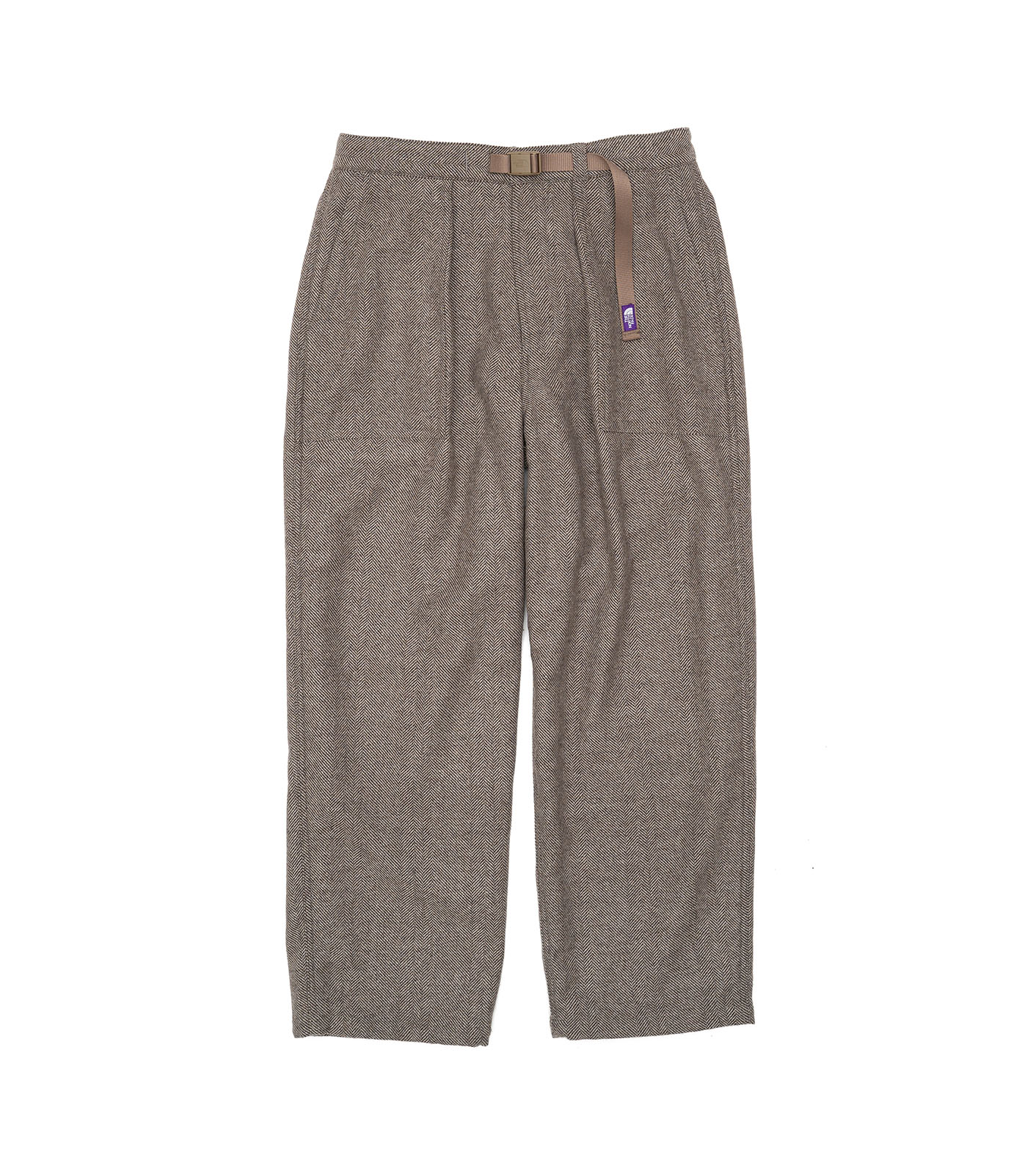 Herringbone Tweed Utility Pants