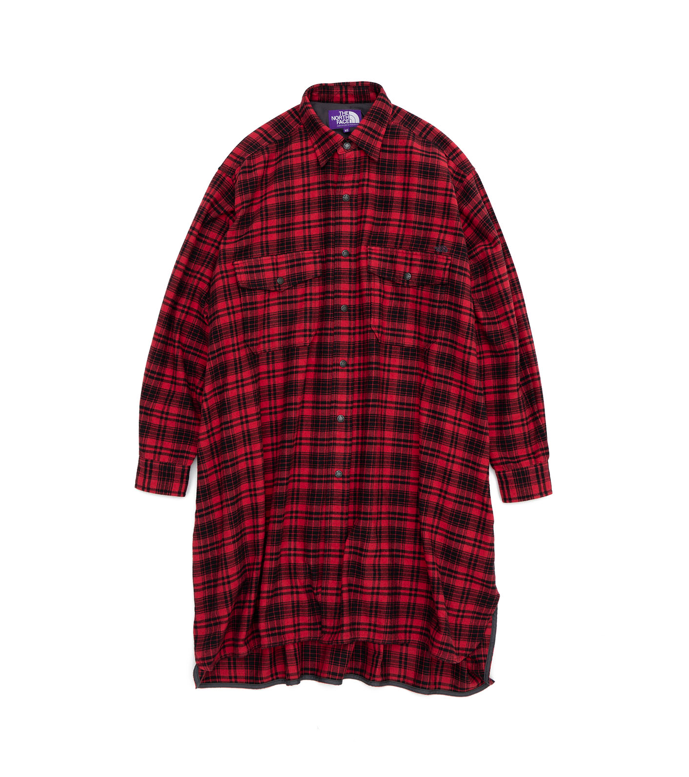 Flannel Plaid Field Long Shirt