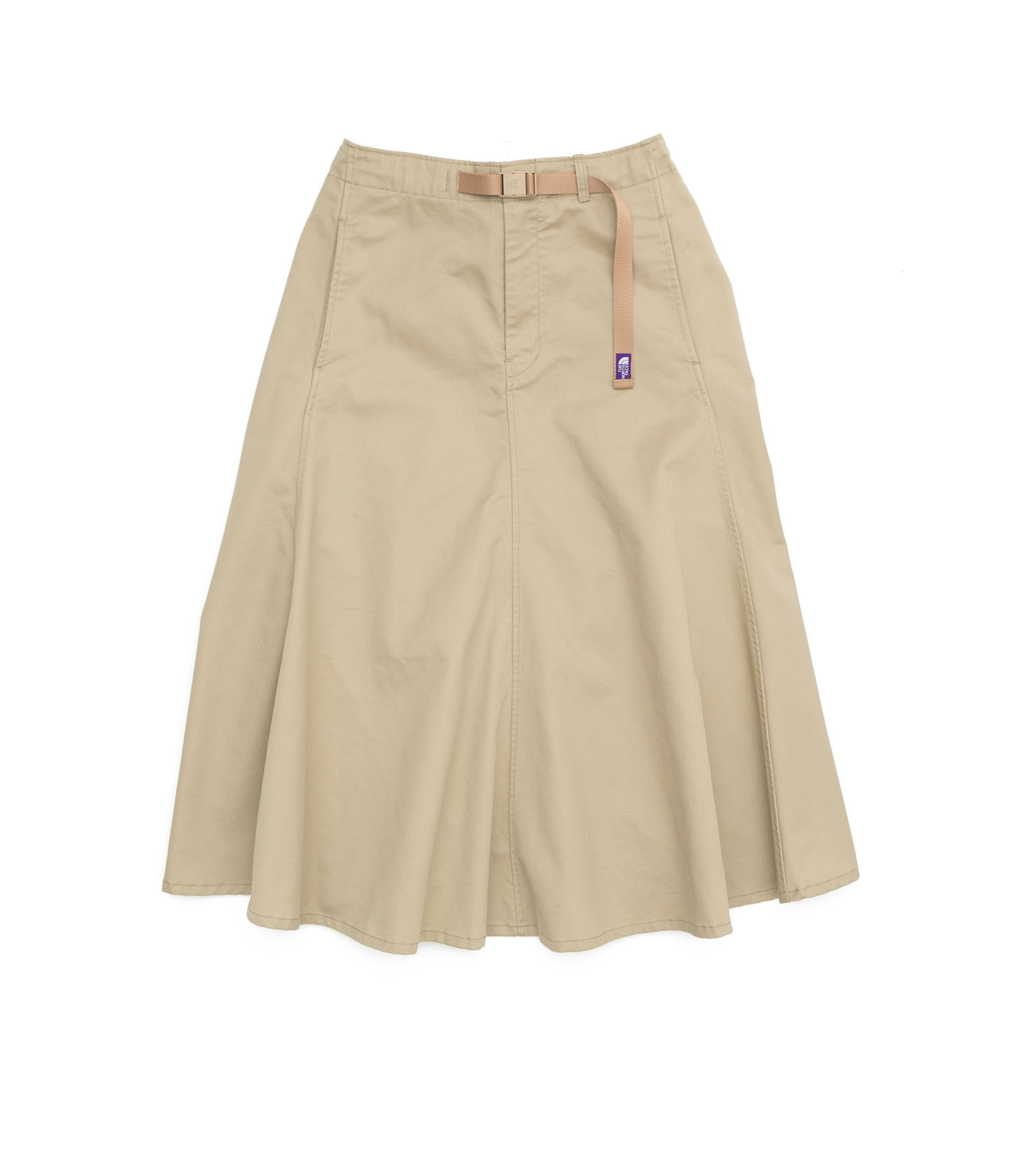Stretch Twill Flared Skirt