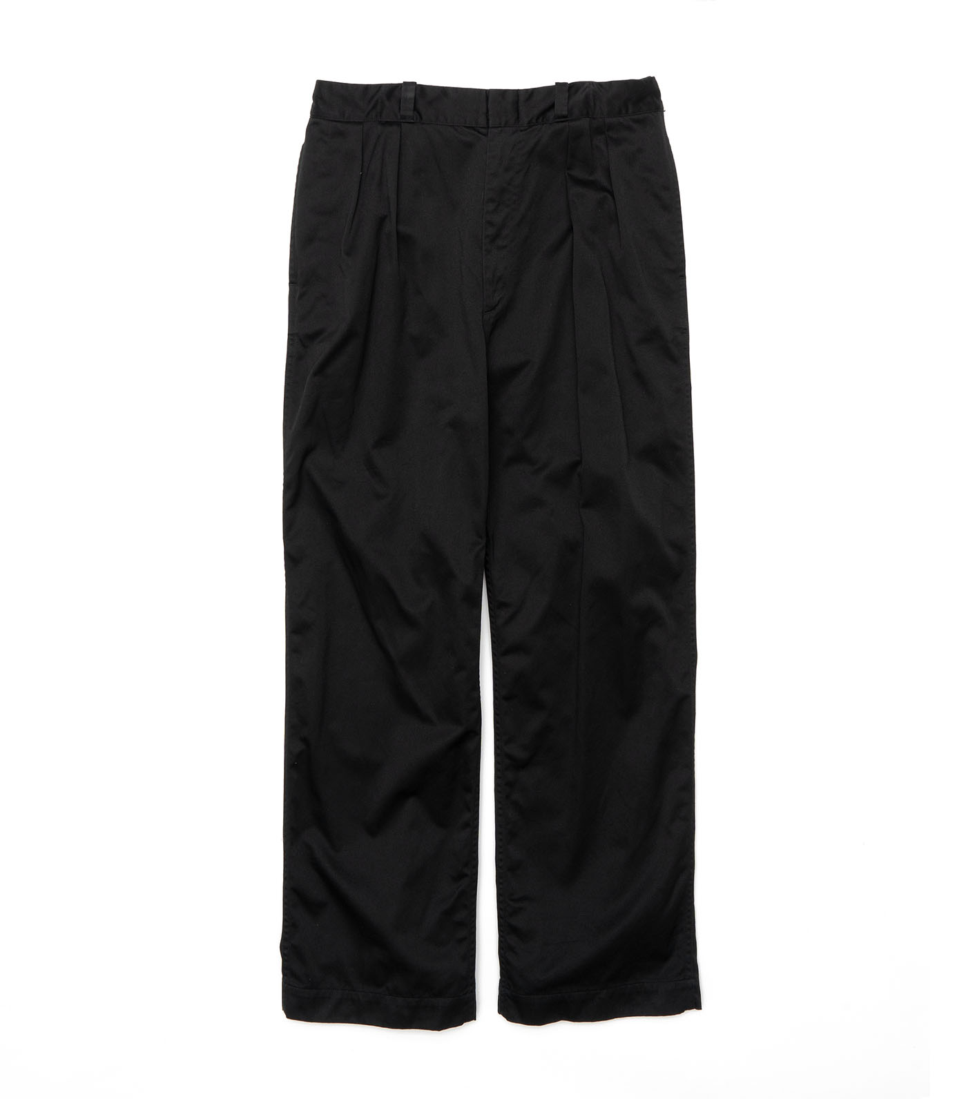 Double Pleat Wide Chino Pants