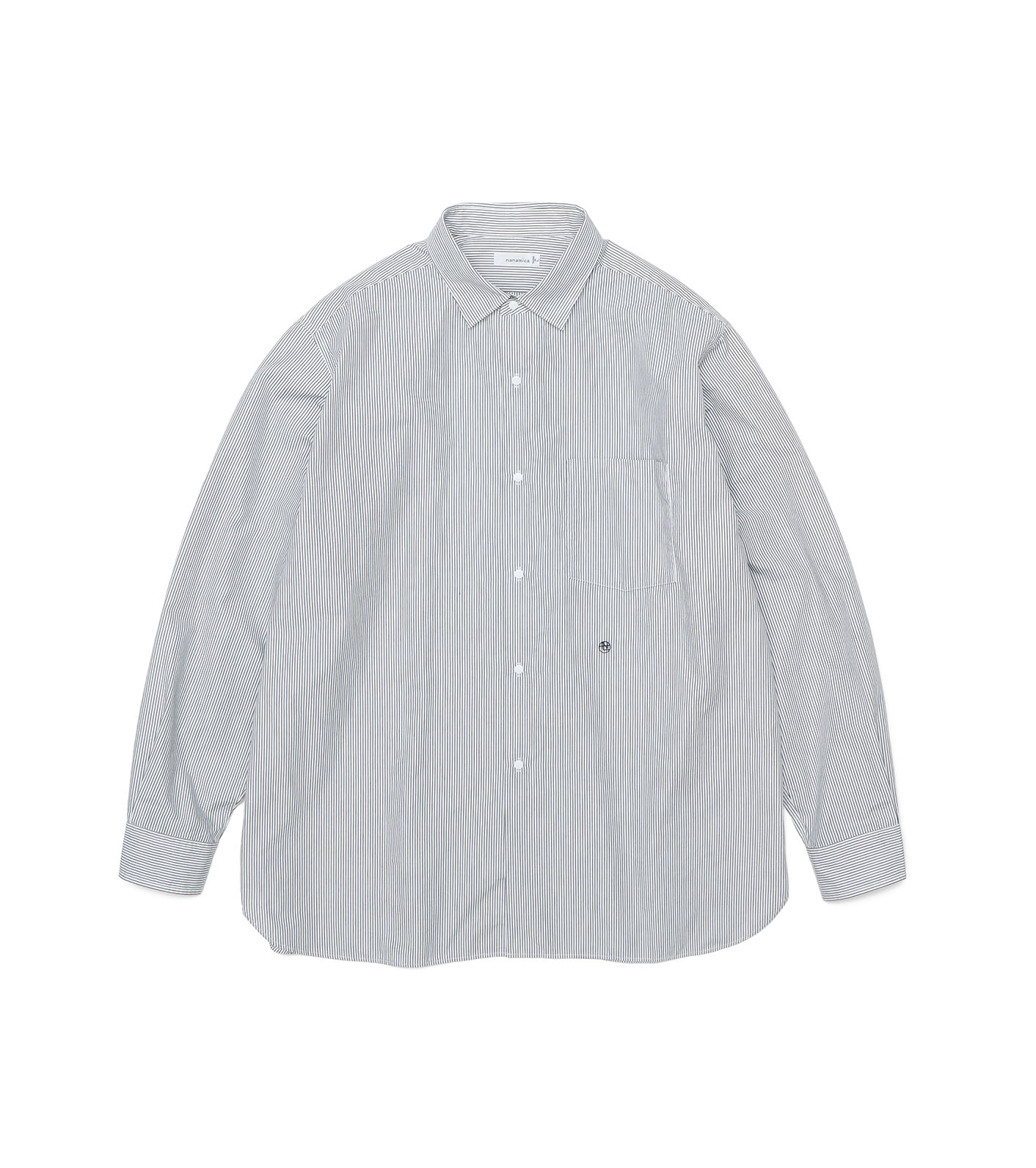 Regular Collar Stripe Wind Shirt