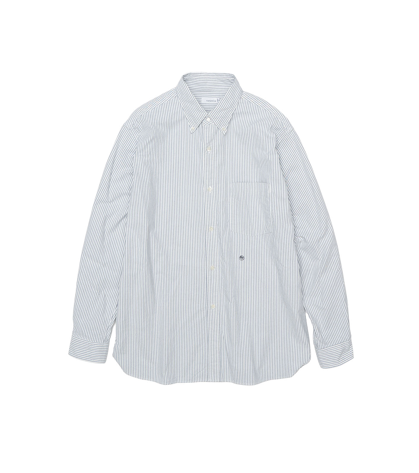 Button Down Stripe Wind Shirt