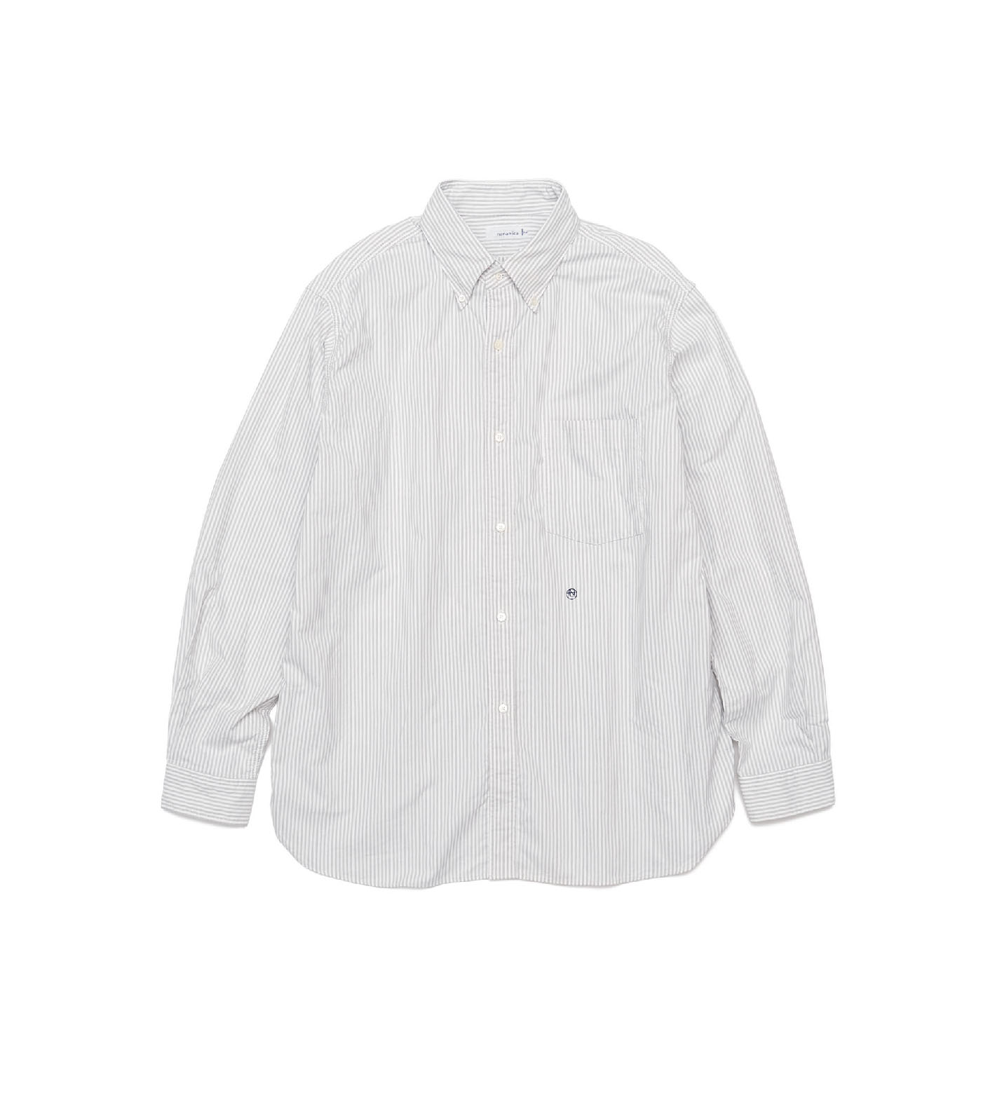 Button Down Stripe Wind Shirt