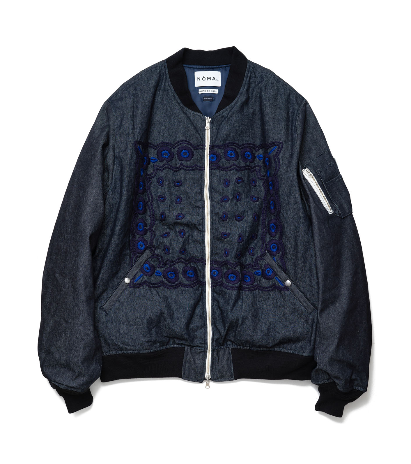 nanamica EXCLUSIVE HAND EMBROIDERY FLIGHT JACKET