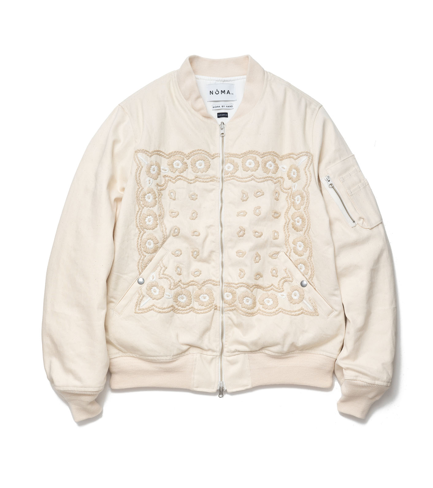 nanamica EXCLUSIVE HAND EMBROIDERY FLIGHT JACKET
