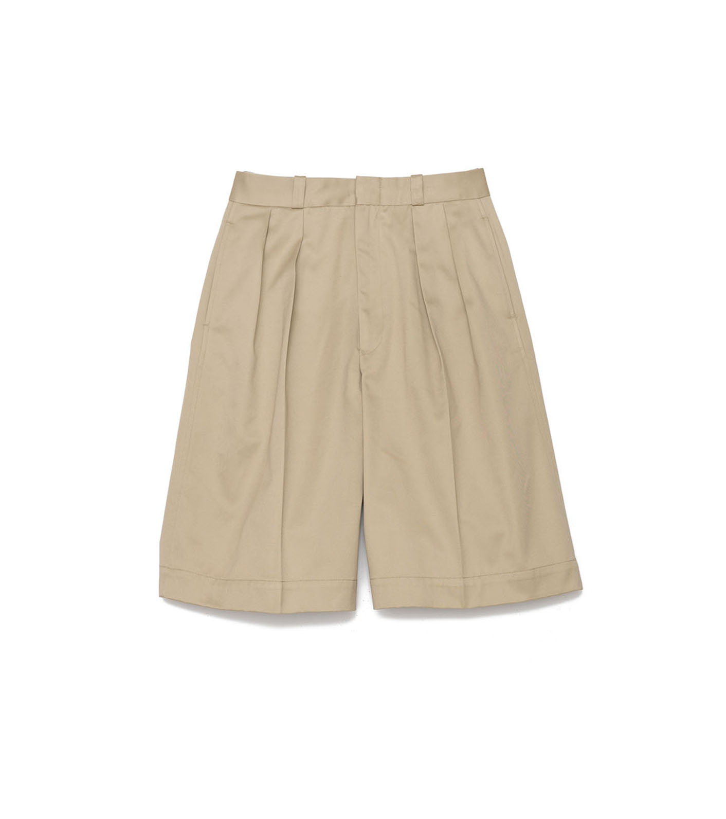 Double Pleat Chino Shorts