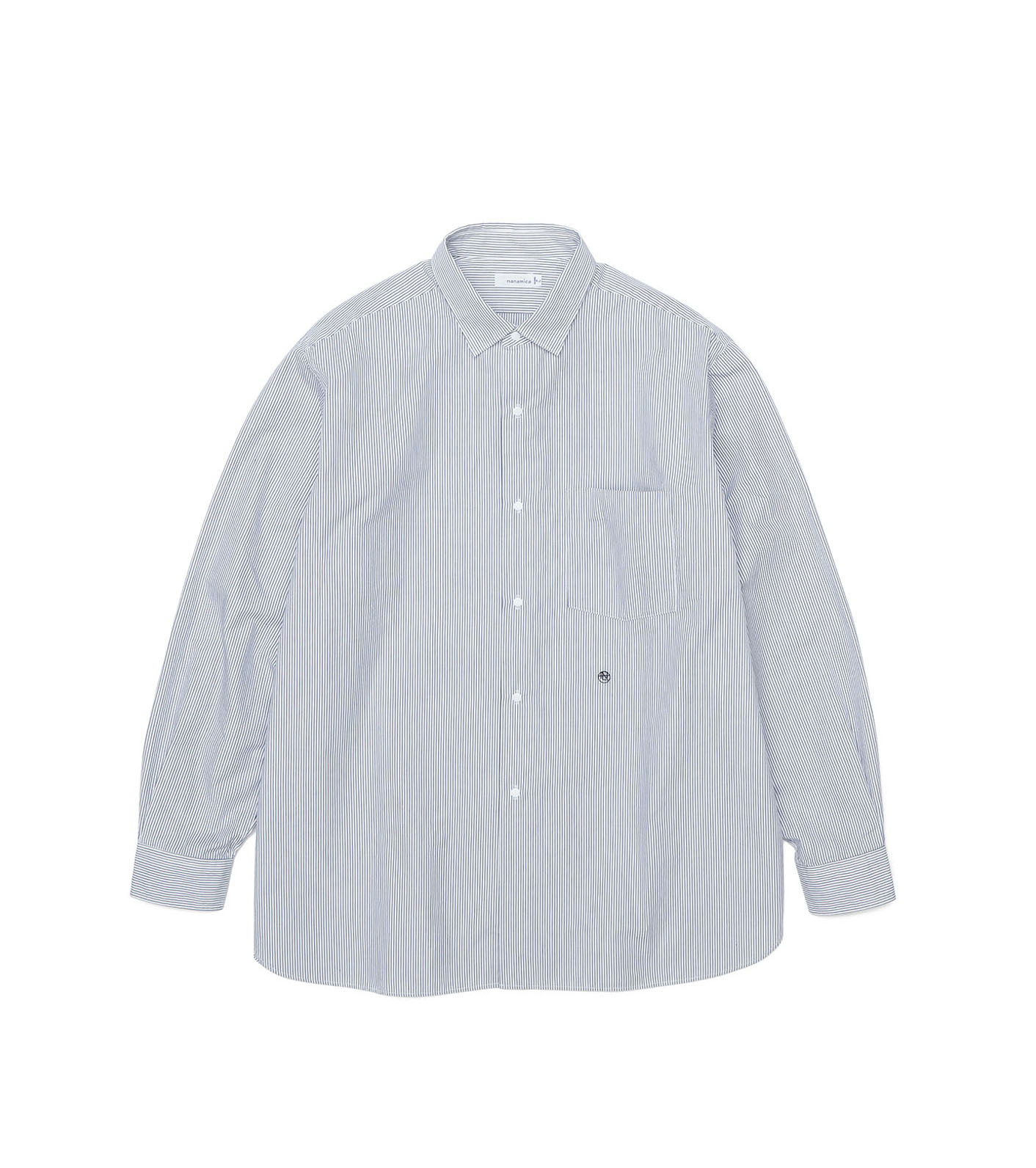 nanamica / Regular Collar Stripe Wind Shirt