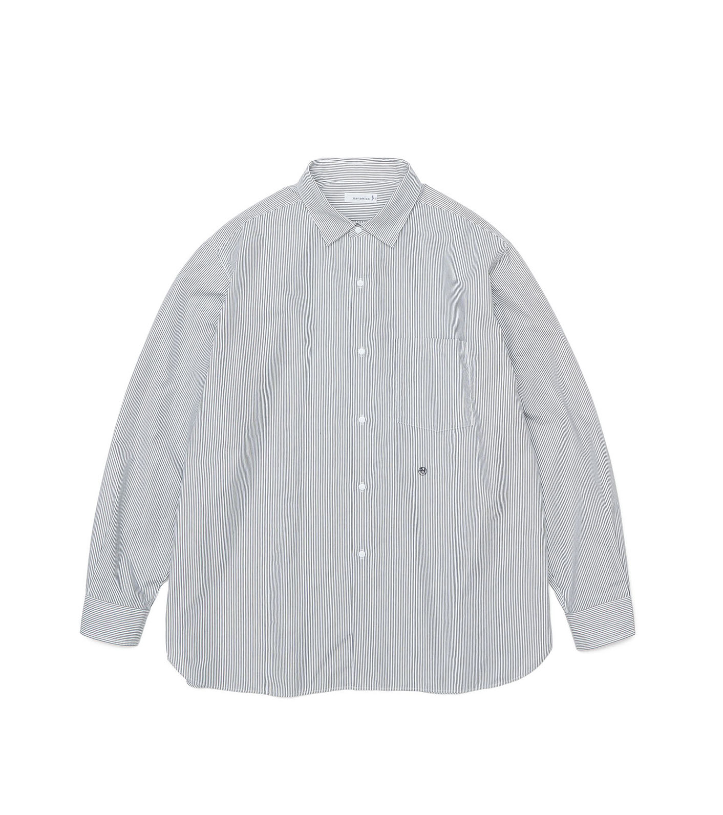 Regular Collar Stripe Wind Shirt