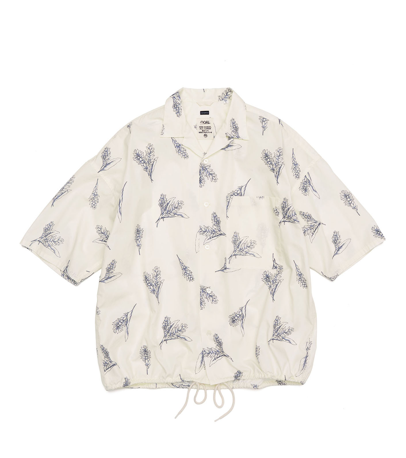Open Collar Wind H/S Shirt