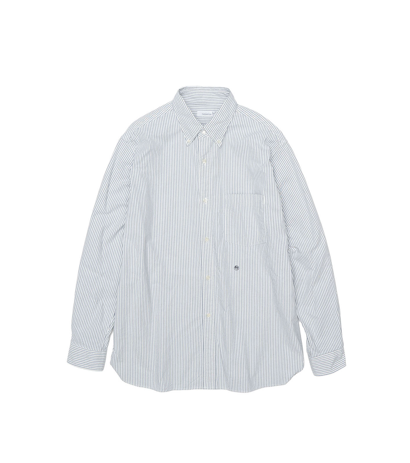 Button Down Stripe Wind Shirt