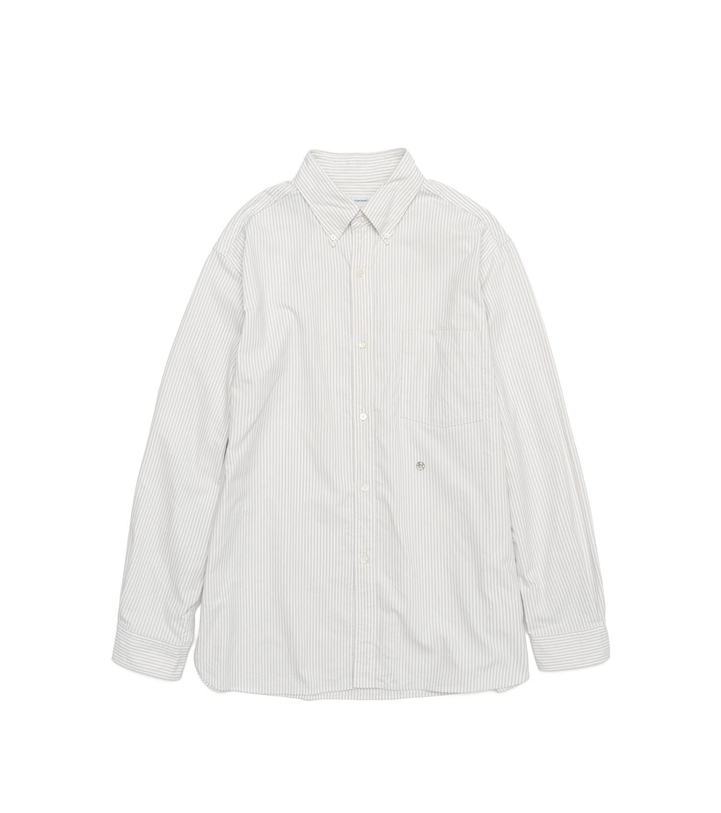 Button Down Stripe Wind Shirt