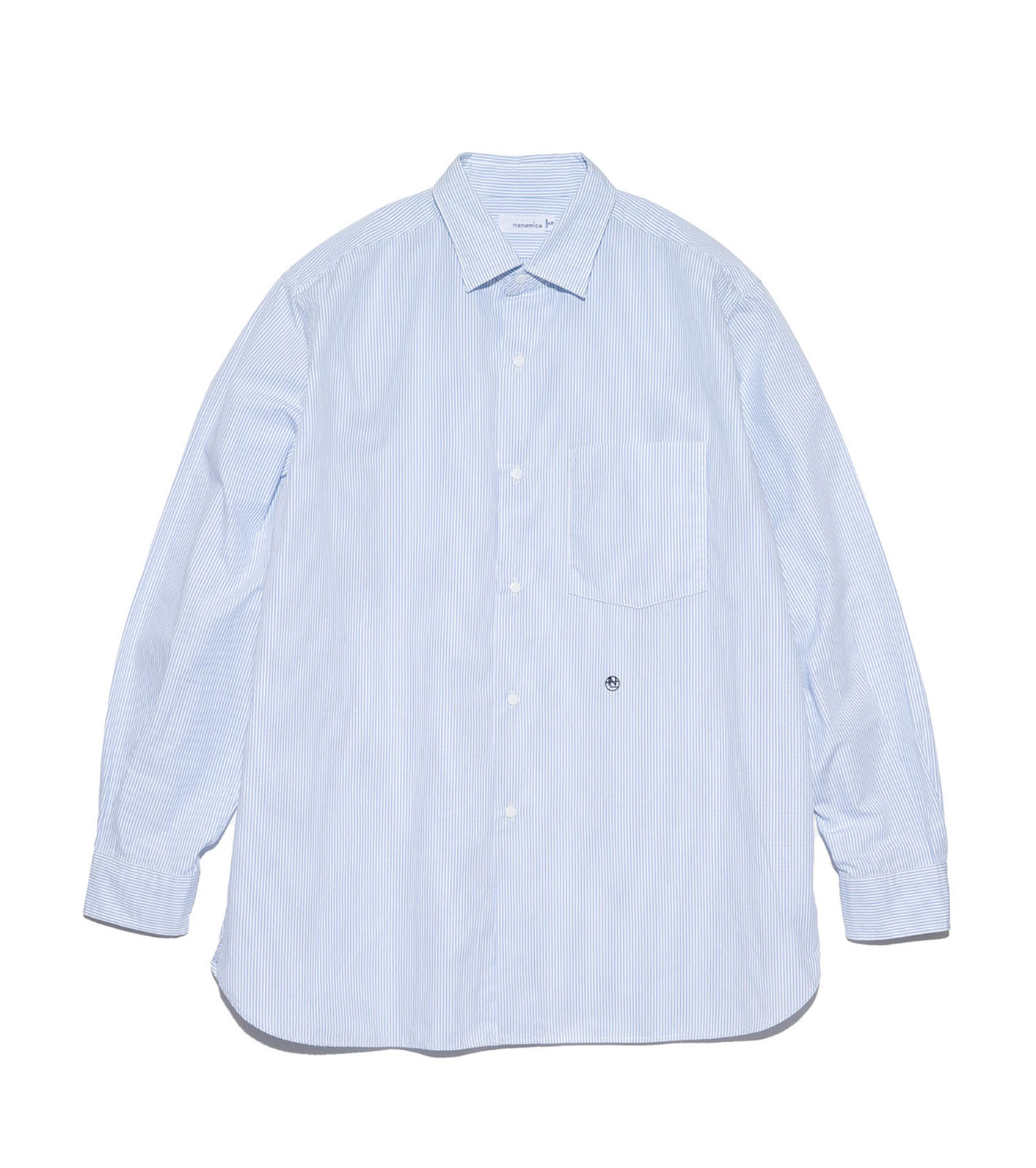 nanamica / Regular Collar Stripe Wind Shirt