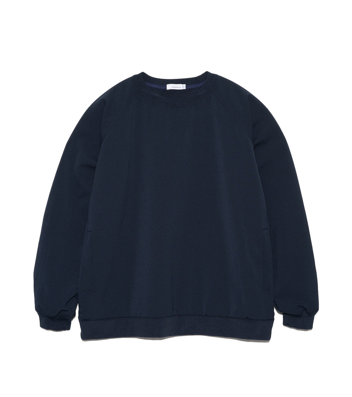 navy blue crew neck sweater