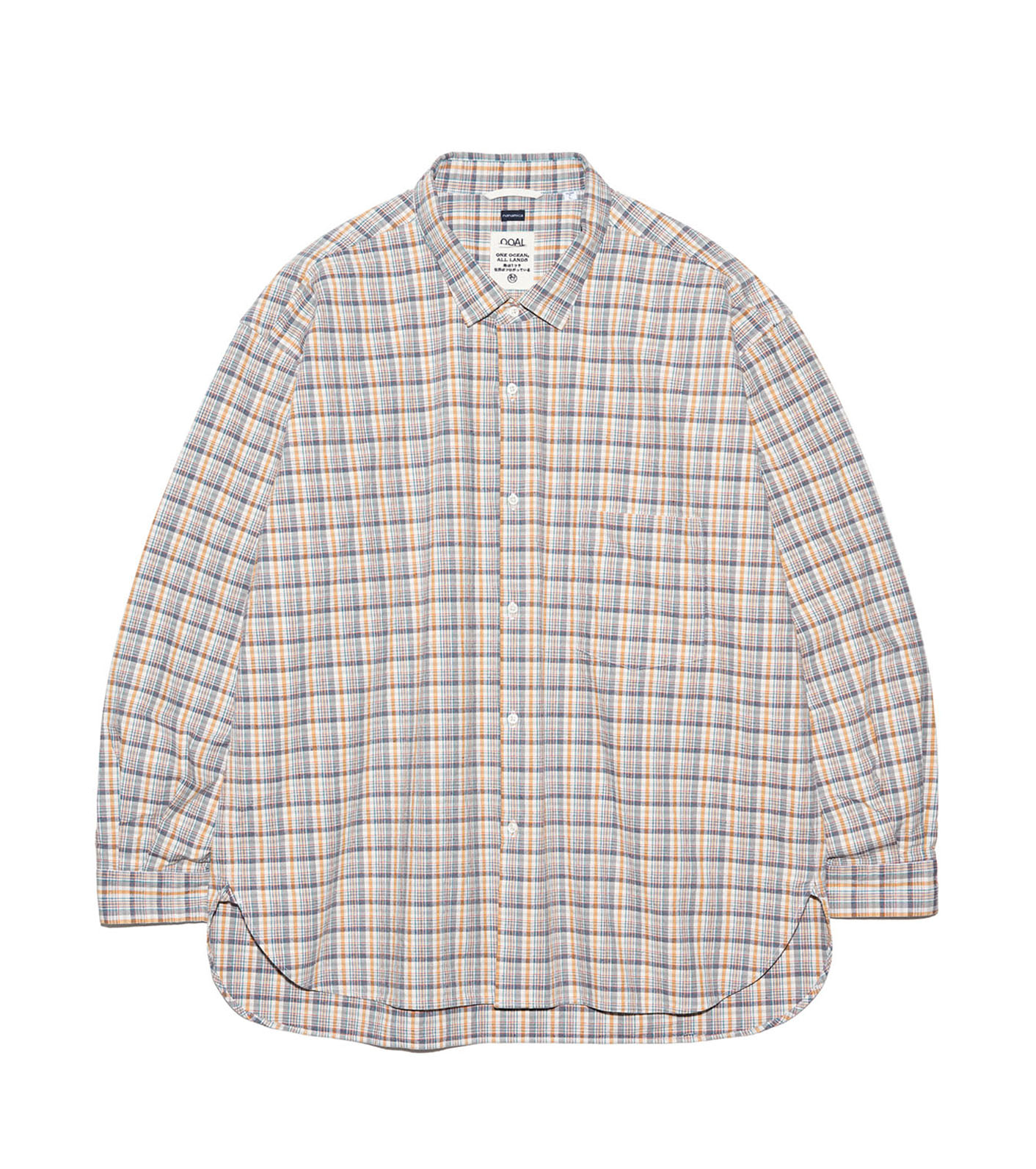 Cotton Silk Euro Check Shirt