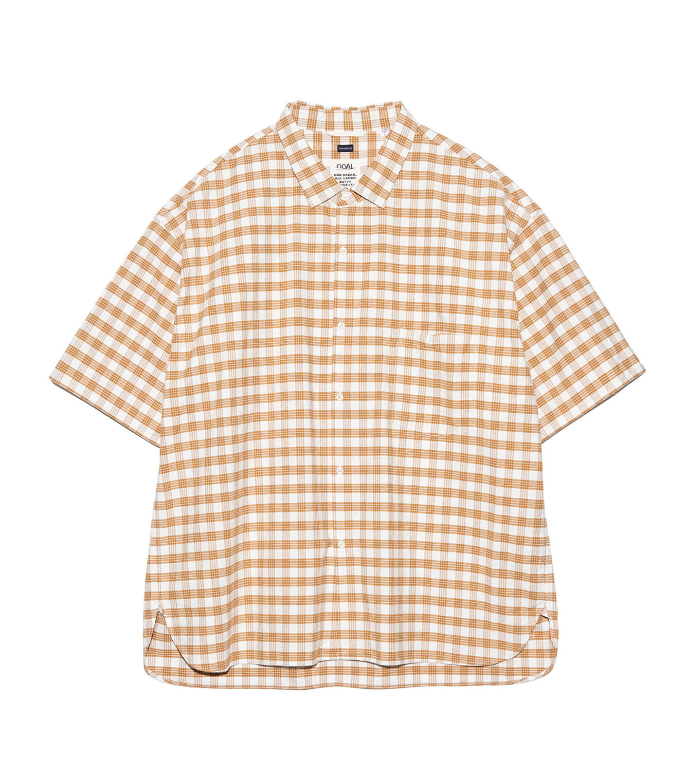 Cotton Silk PALAKA Check S/S Shirt