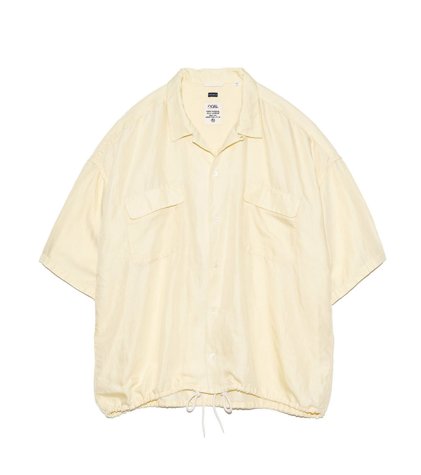 Open Collar Cupra Hemp S/S Shirt