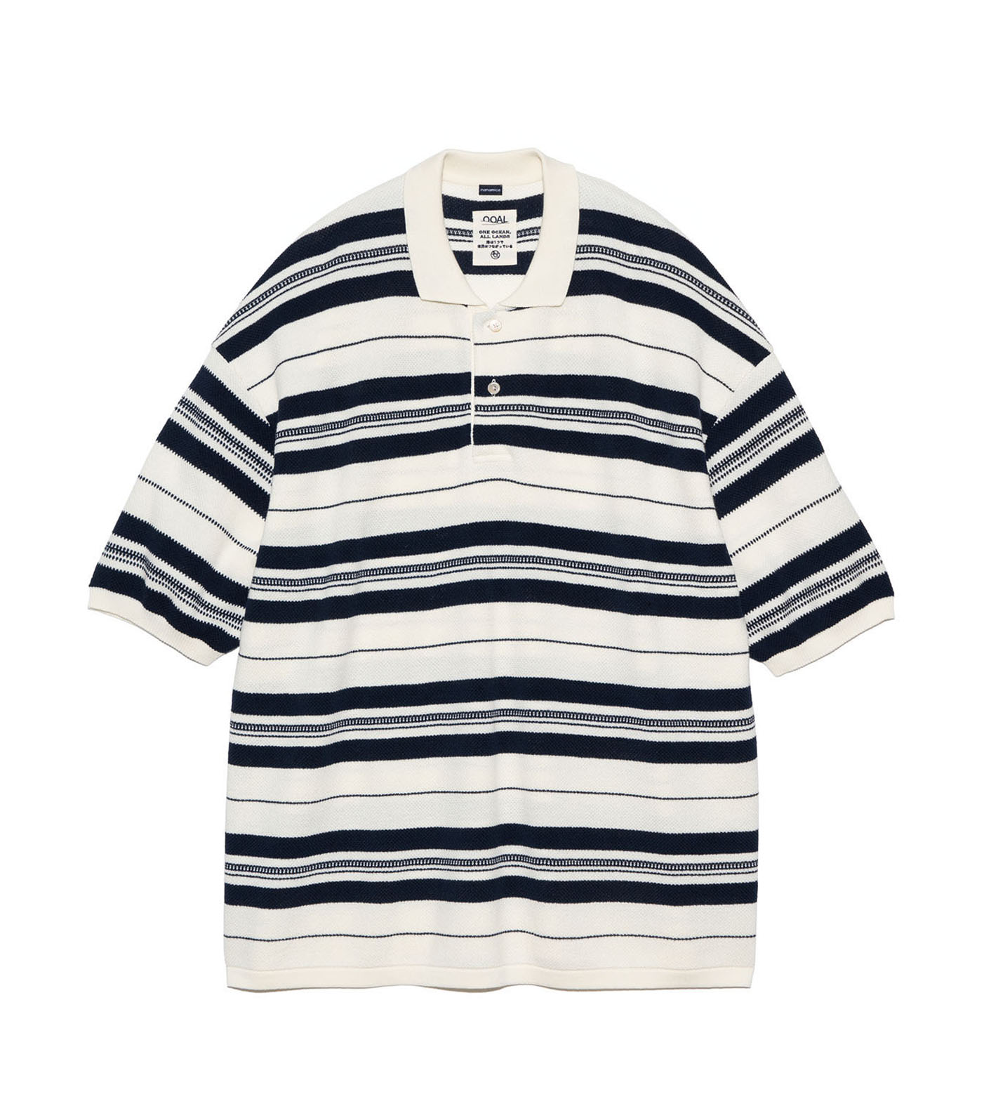 nanamica (ナナミカ) Stripe Polo Sweater / ストライプポロセーター