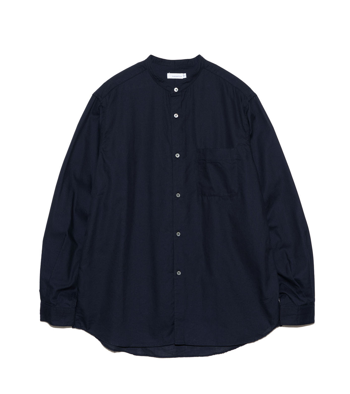 Band Collar Panama Shirt